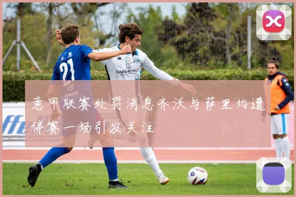 意甲联赛处罚消息齐沃与萨里均遭停赛一场引发关注
